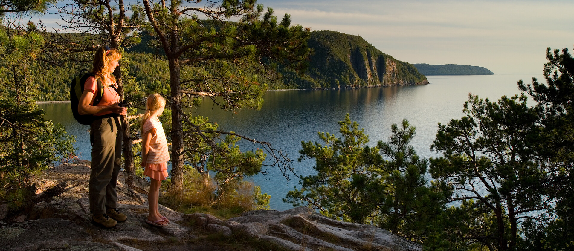 Lake superior outlet coastal trail